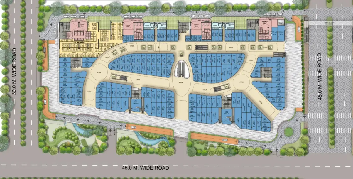M3M Jewel Crest Avenue layout