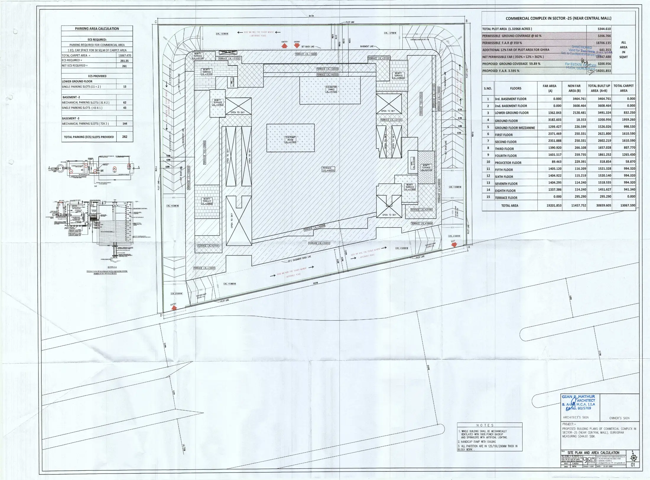 Master Plan Of M3M Jewel, Sector 25, Gurgaon