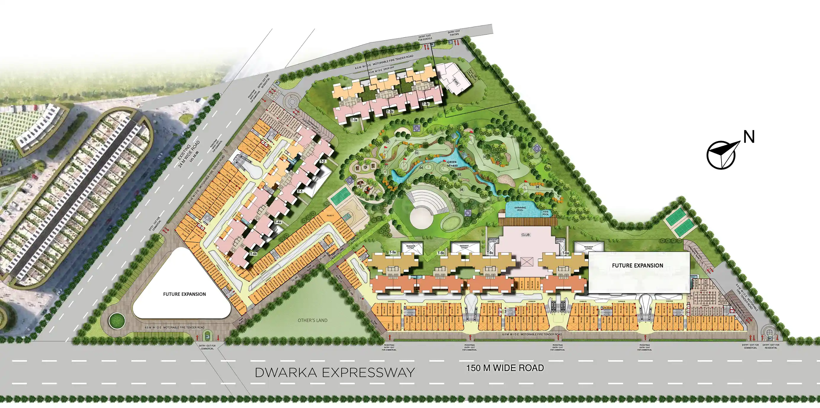 Master Plan Of M3M Capital Walk