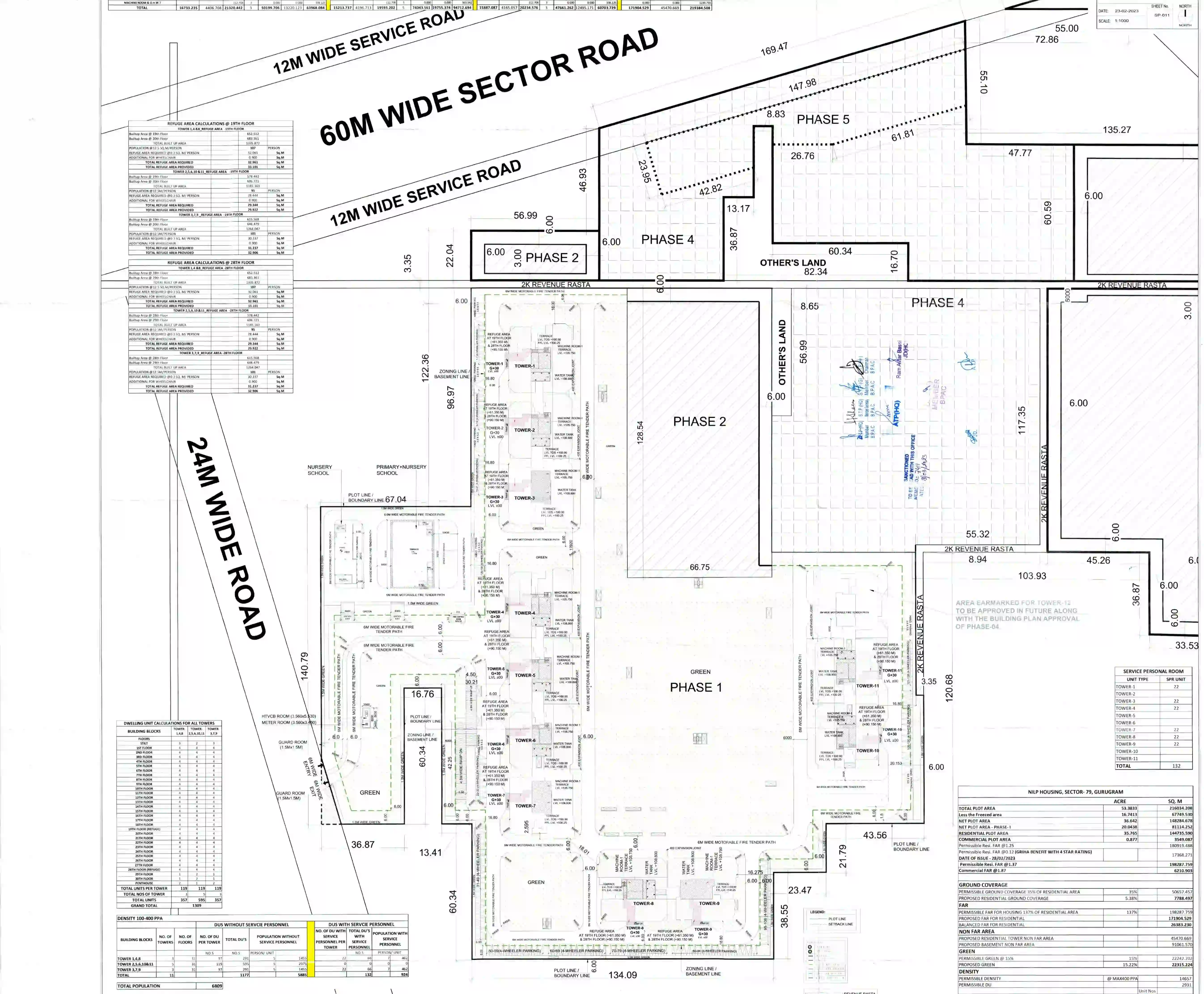 Master Plan Of M3M Golf Hills