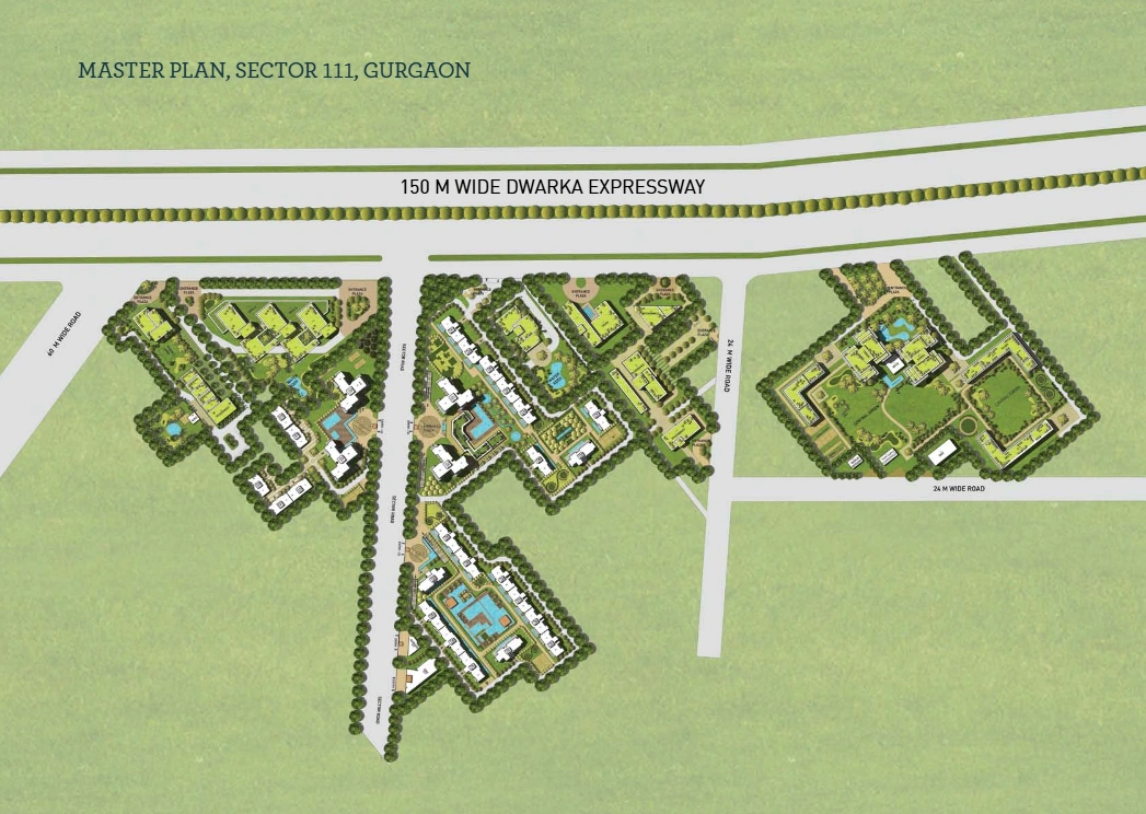 Master Plan Of Puri Diplomatic Greens