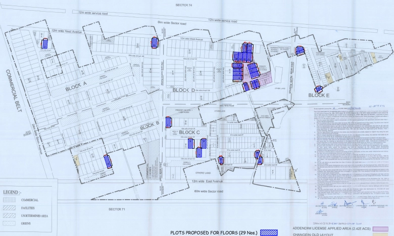 Master Plan Of DLF Alameda