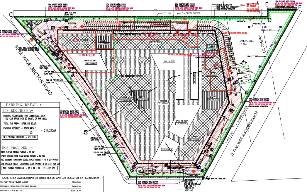 Master plan of M3M Atrium57