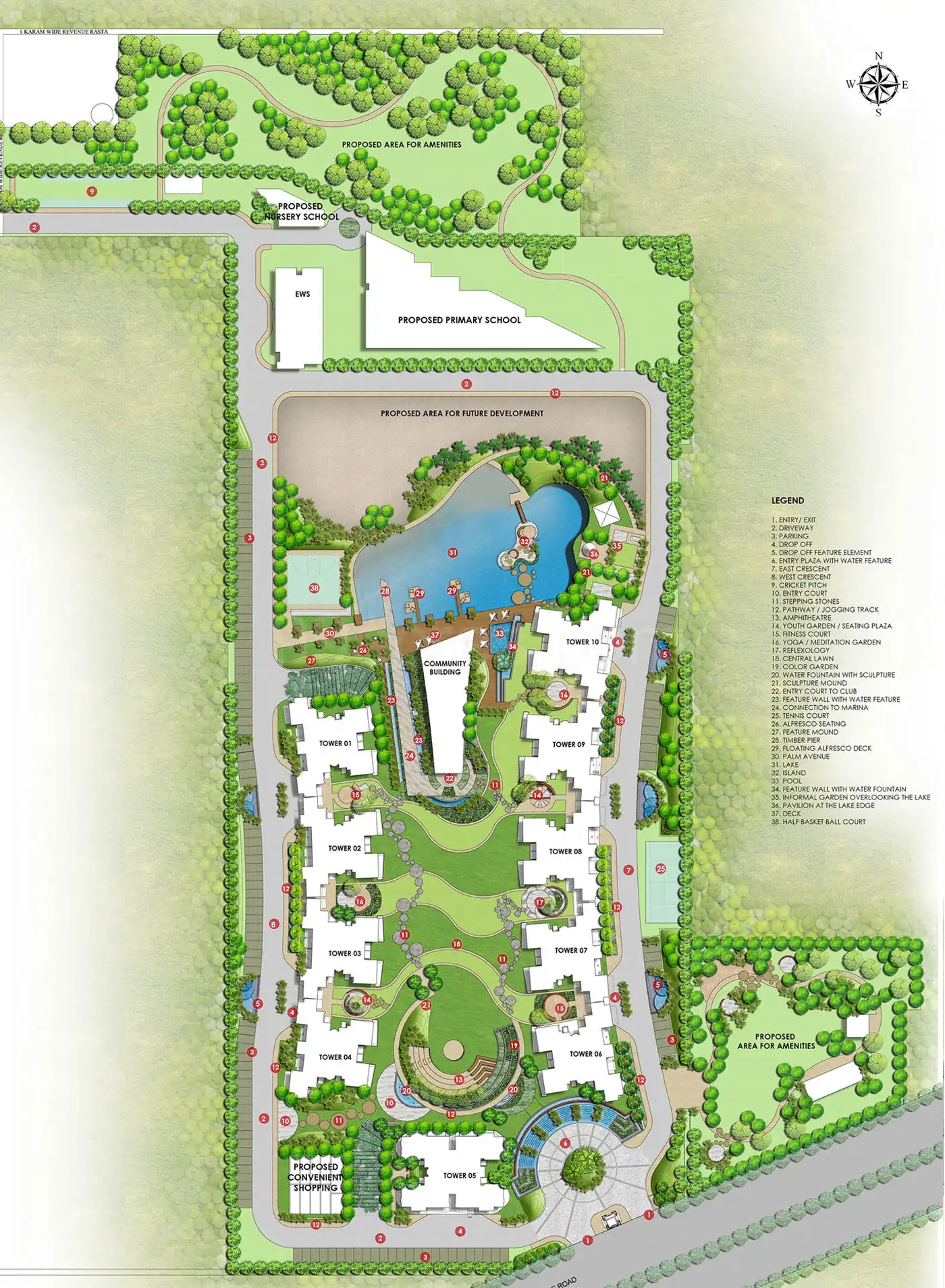 Master Plan Of M3M The Marina