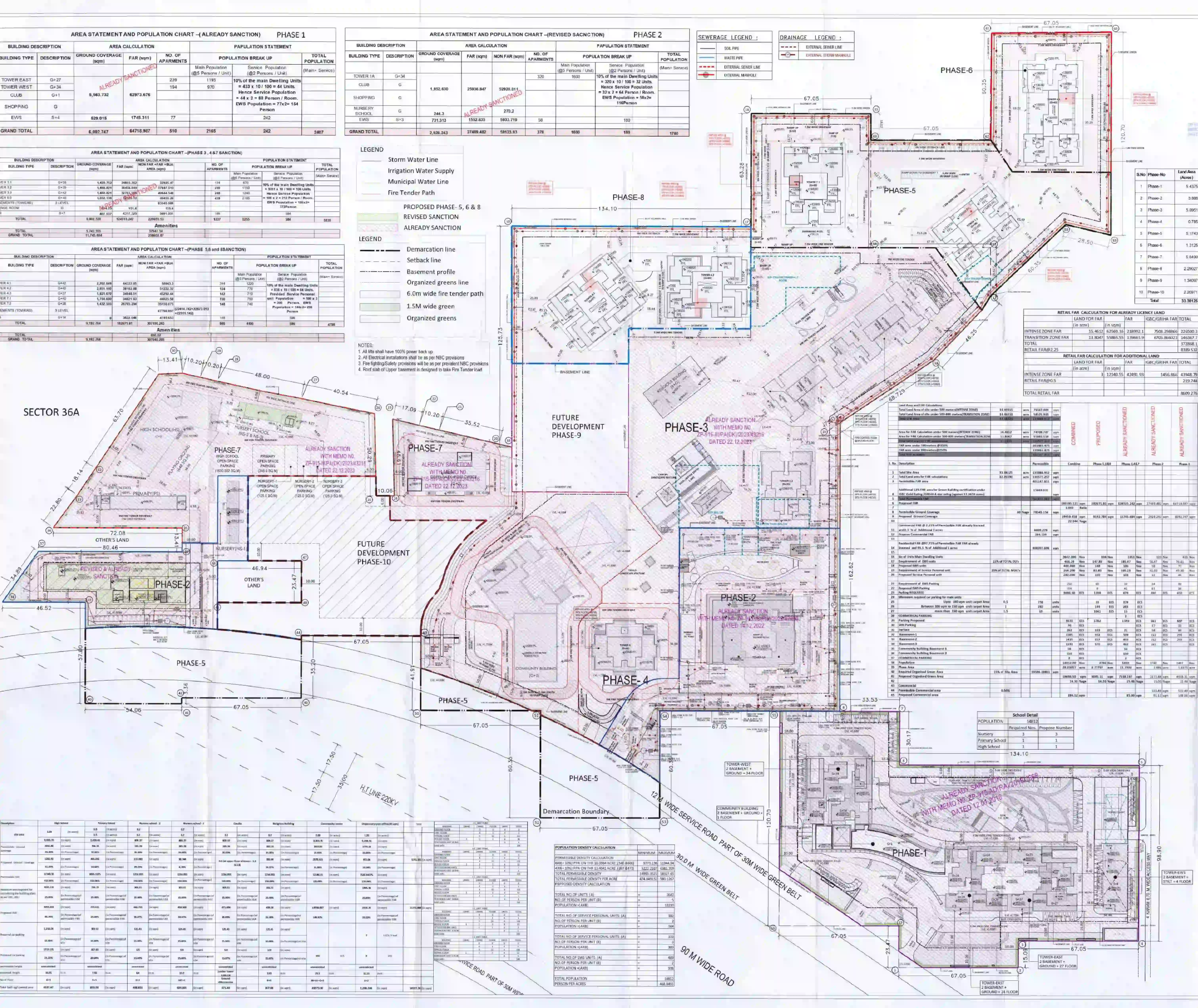 Master Plan Of Krisumi Waterside Residences