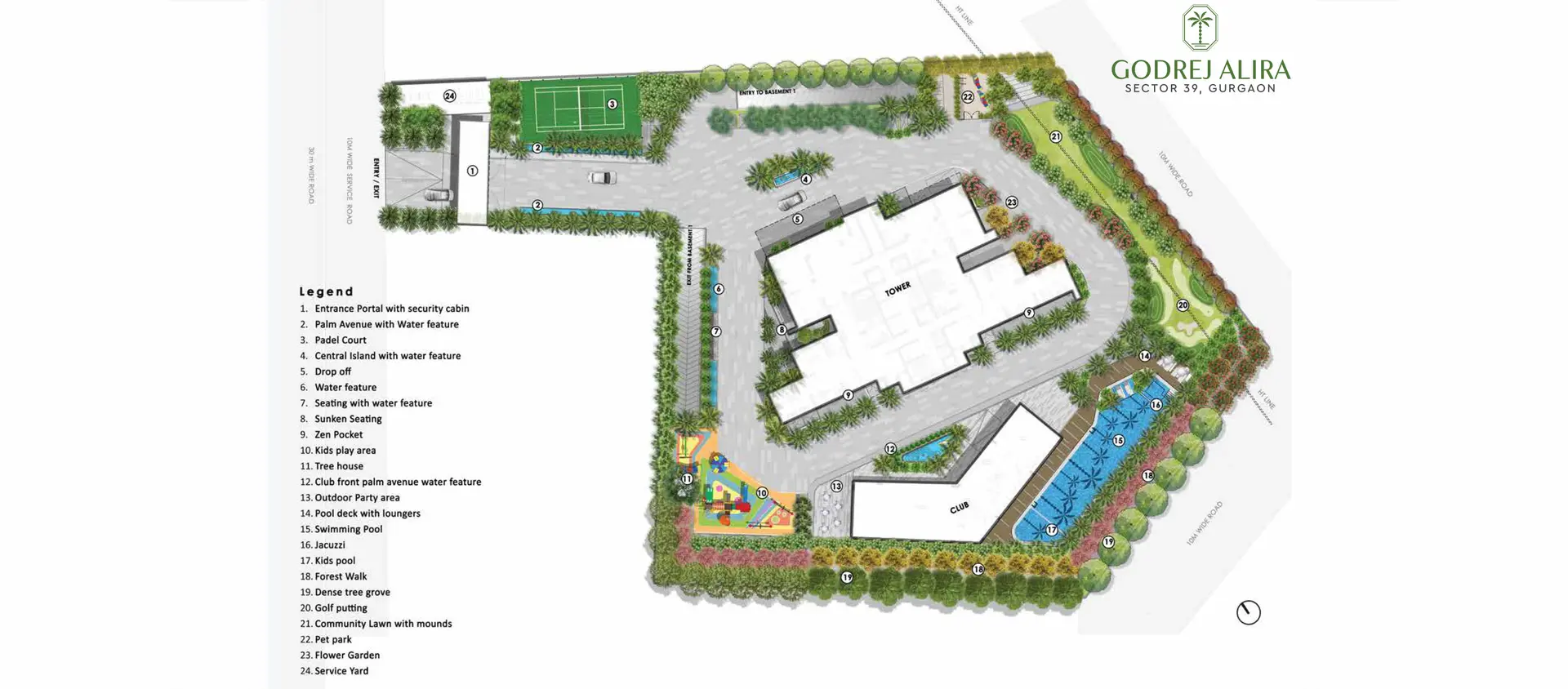 Master Plan Of Godrej Alira