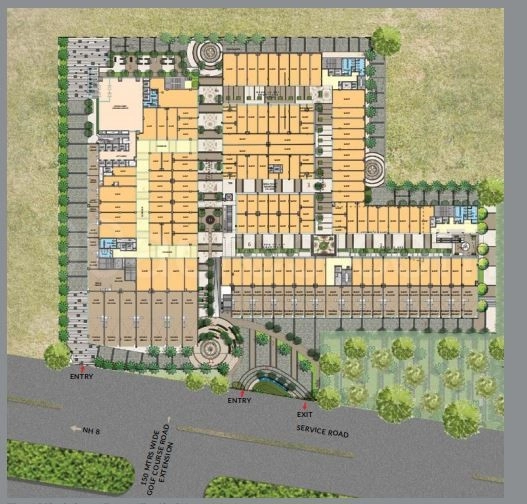 Master Plan Of M3M Corner Walk