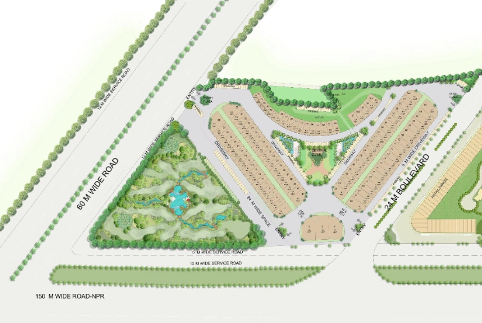 Master Plan Of M3M 113 Market