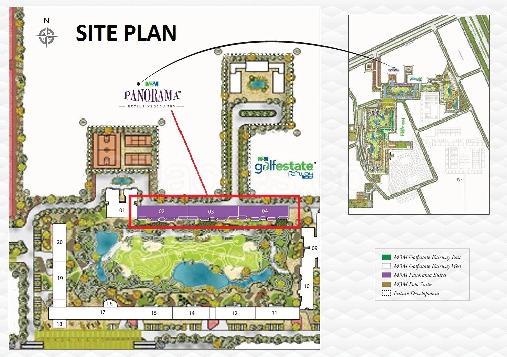 Master Plan Of M3M Panorama Suites