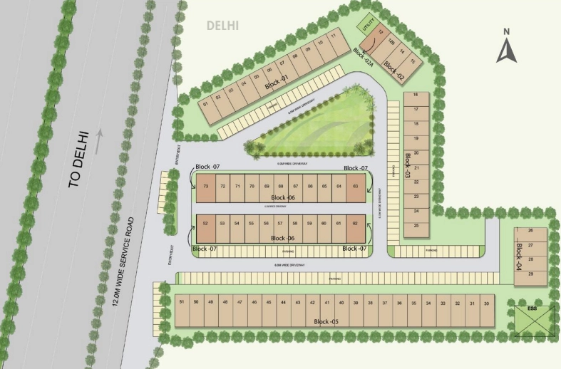 Master Plan Of M3M Xpressway114