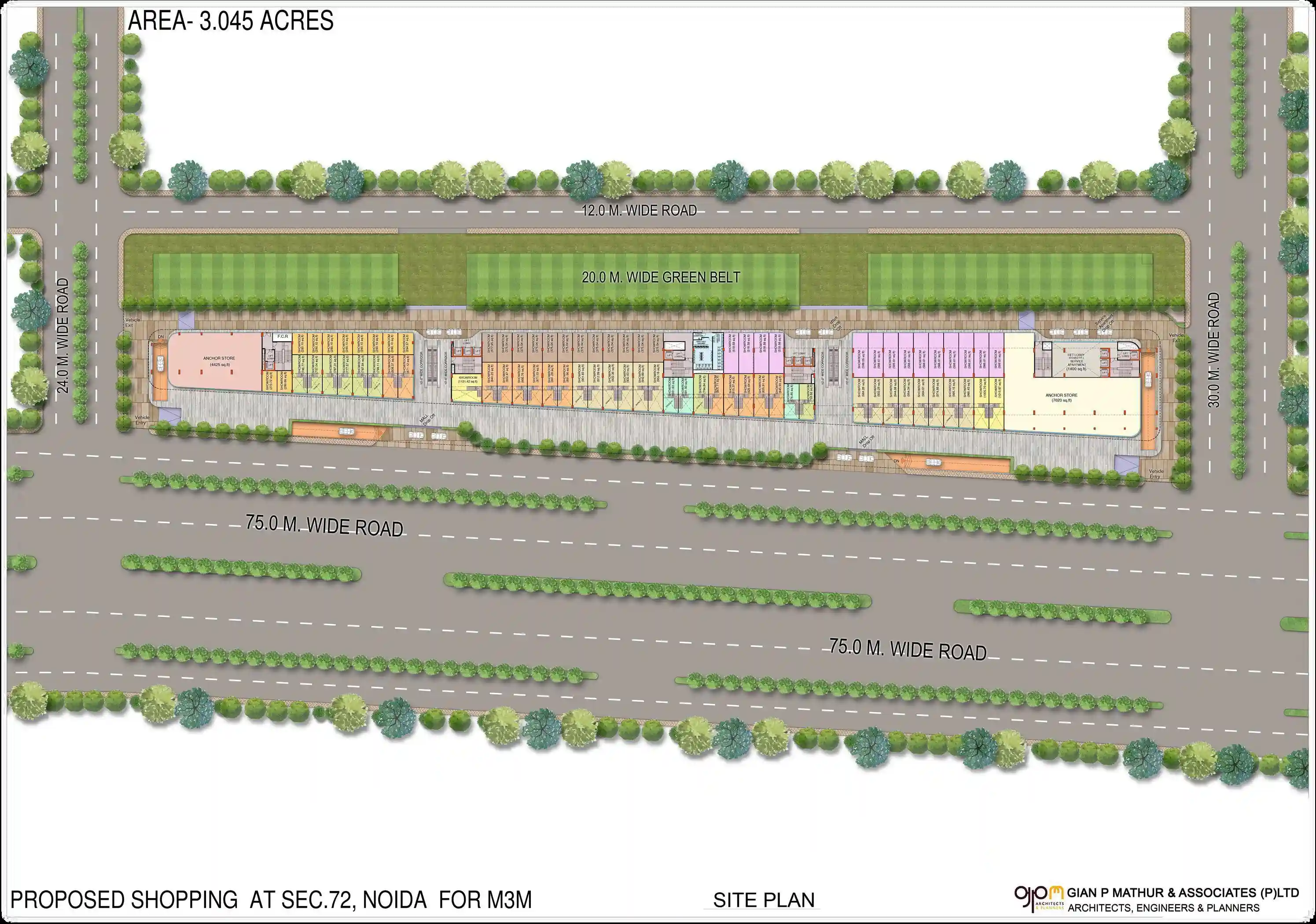 Master plan Of M3M The Line Pentsuites