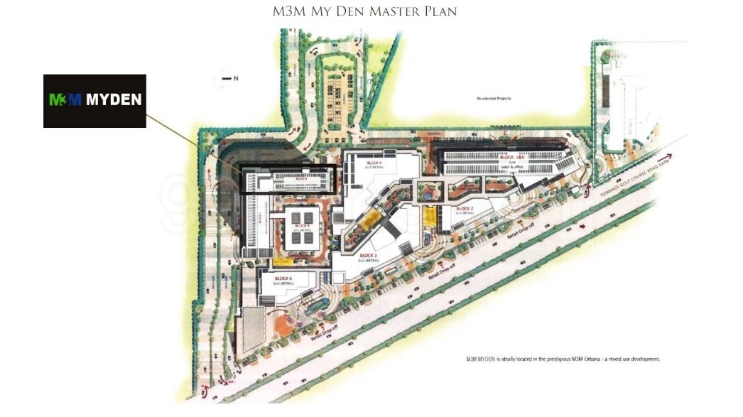 Site Plan Of M3M My Den