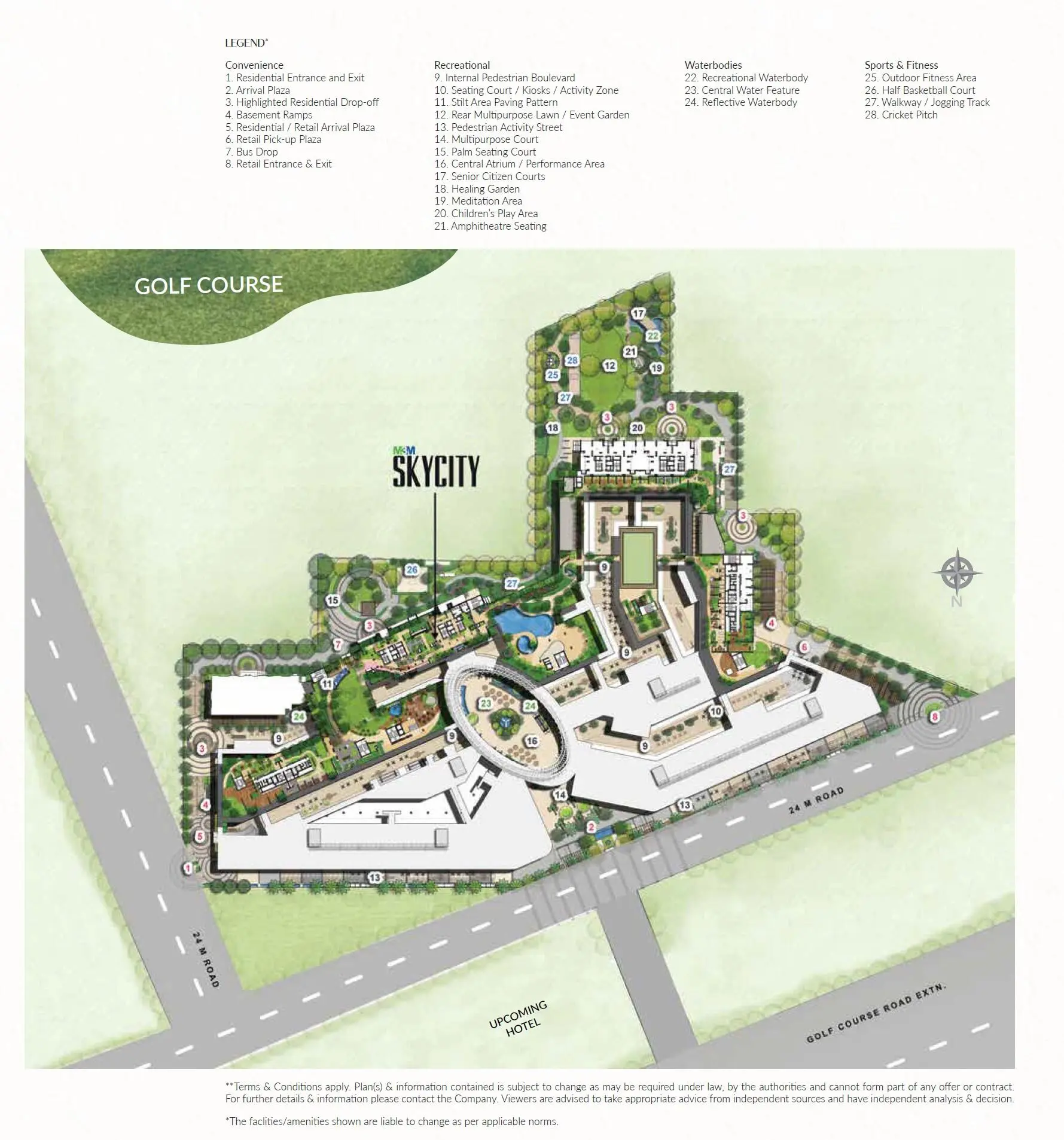 Master Plan Of M3M Skycity