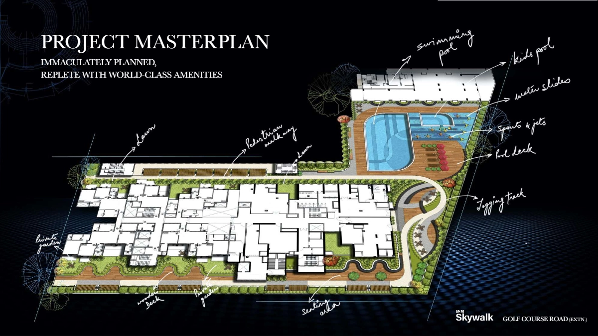 Master Plan Of M3M Skywalk