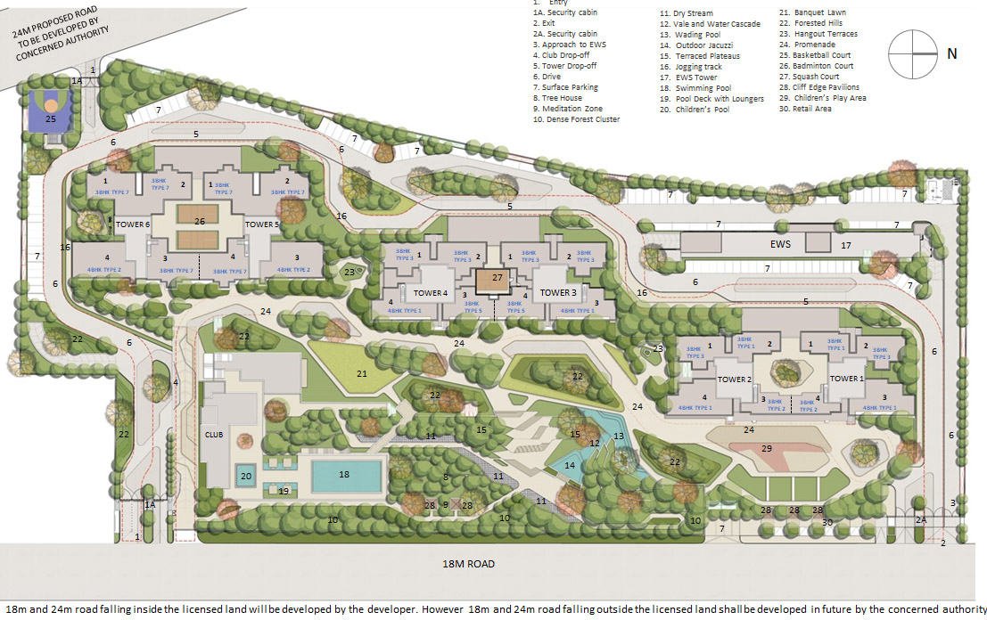 Master Plan Of Godrej Aristocrat