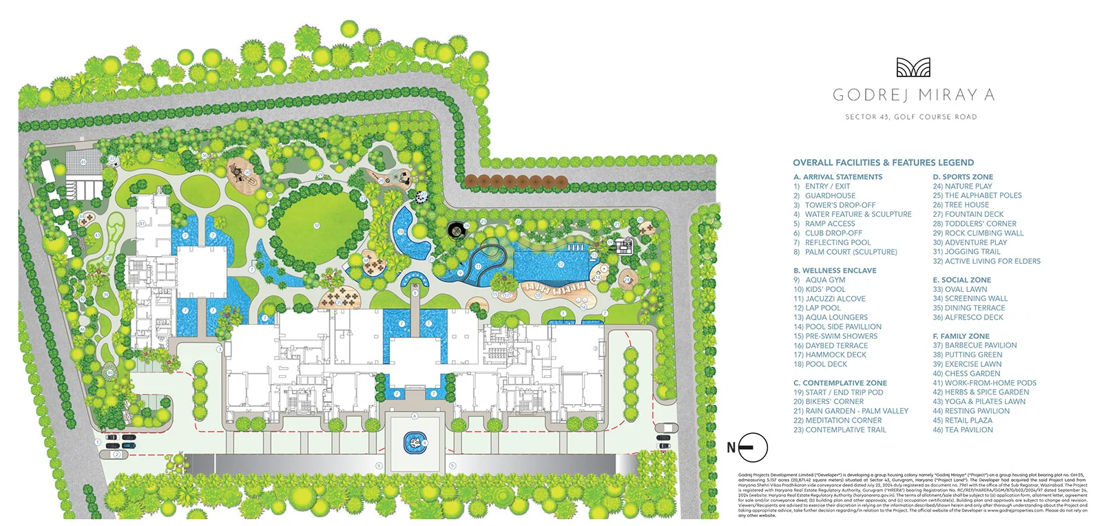 Master Plan Of Godrej Miraya