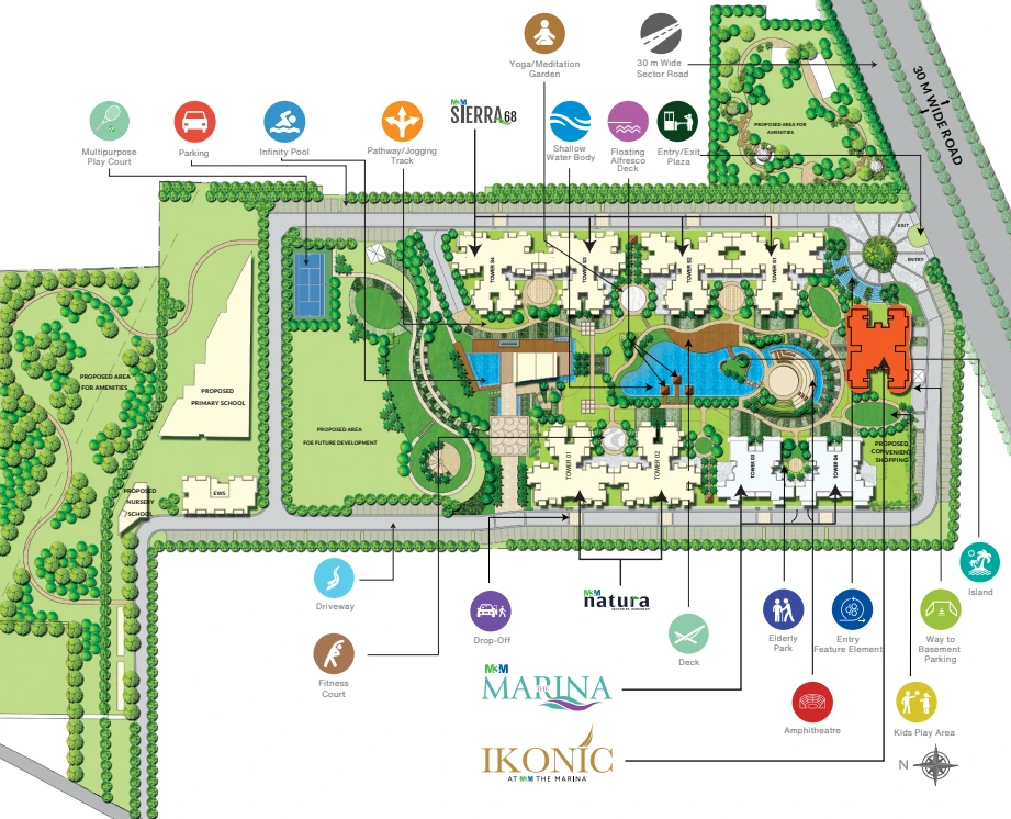 Master Plan Of M3M Natura