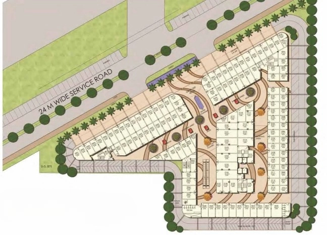 Site Plan Of Elan Mercado