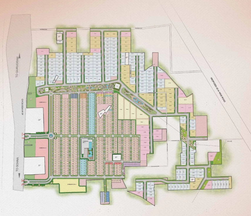 Master Plan Of Signature Global Daxin Vistas