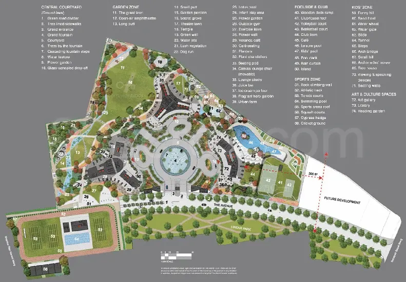 Master Plan Of Lodha World Towers