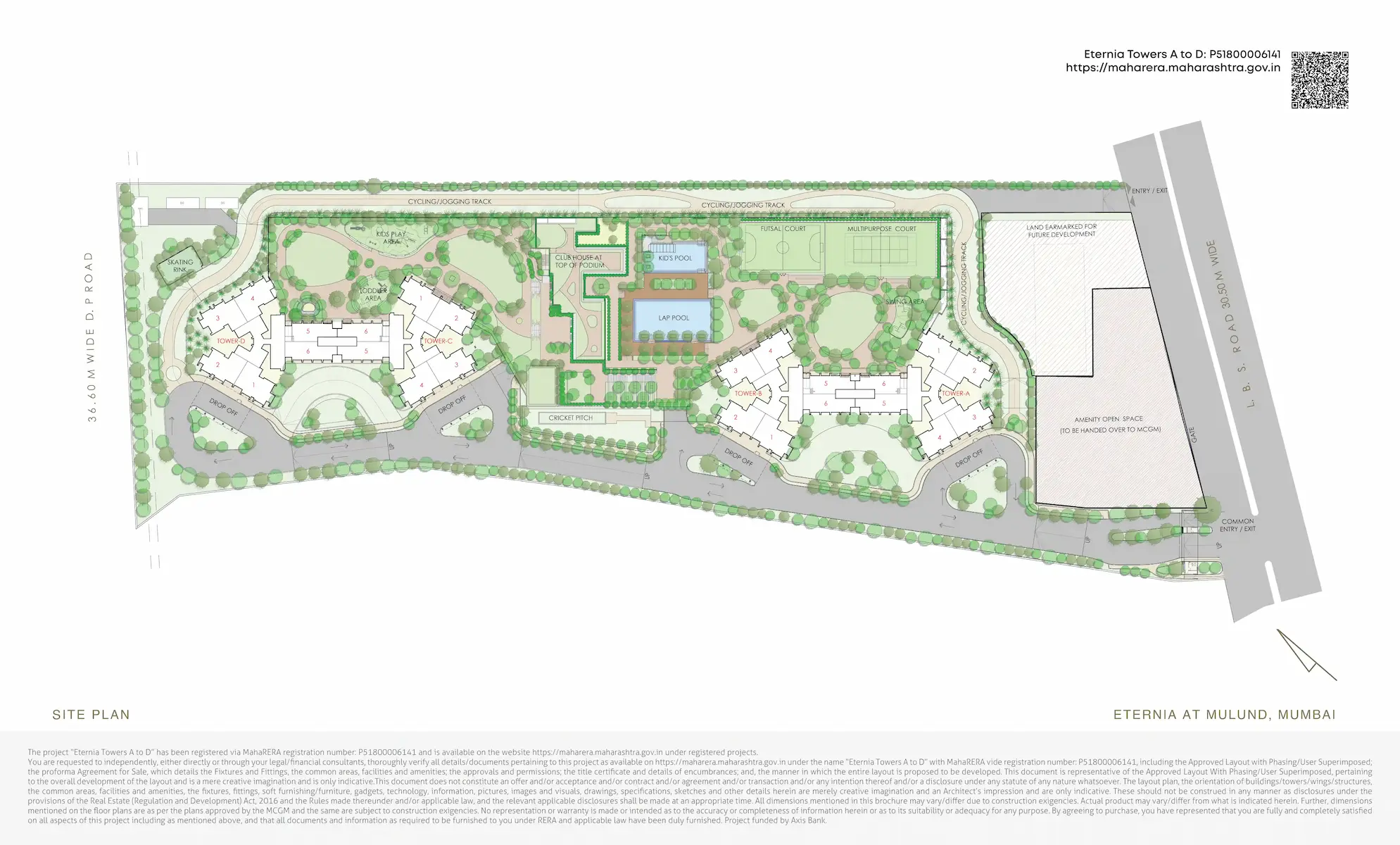 Master Plan Of Oberoi Eternia Mumbai