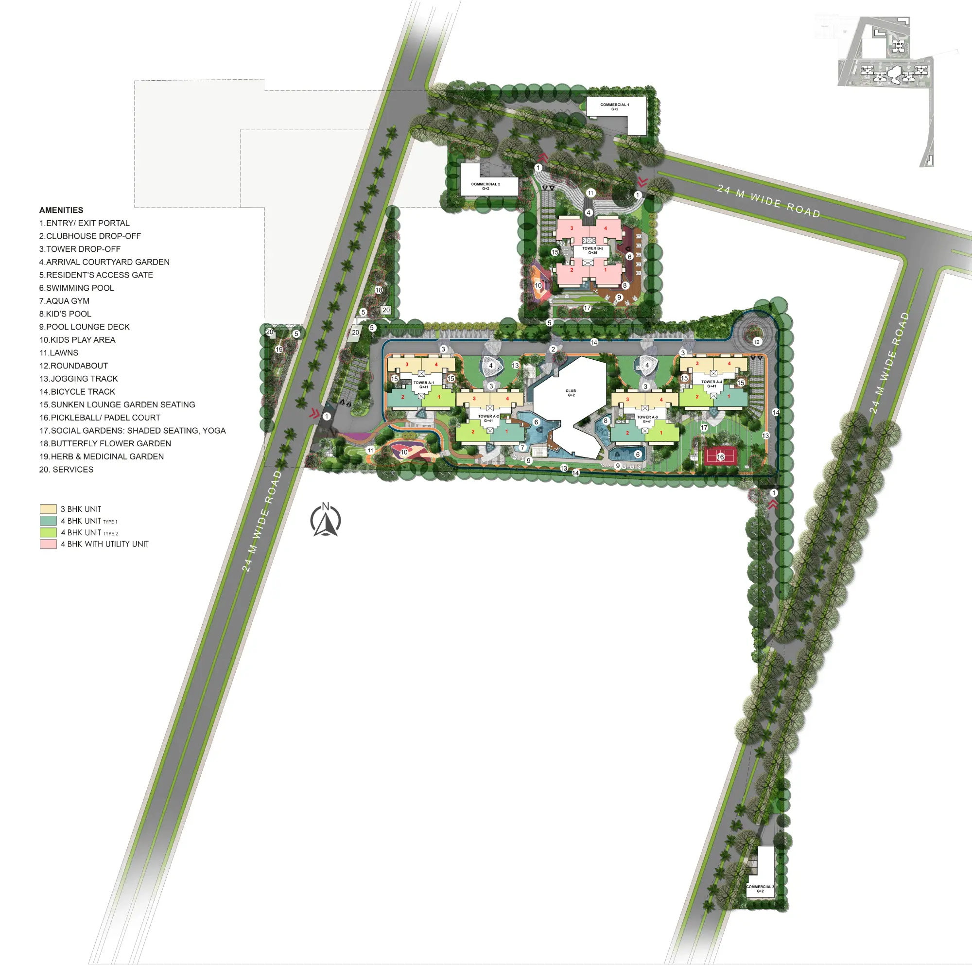 Master Plan Of Tonino Lamborghini Residences Gurgaon (1)