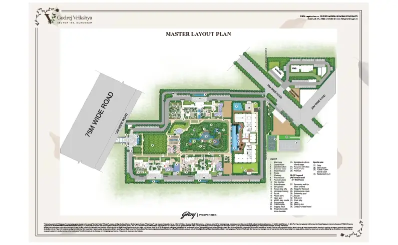 Godrej Vrikshya_ master plan GGM