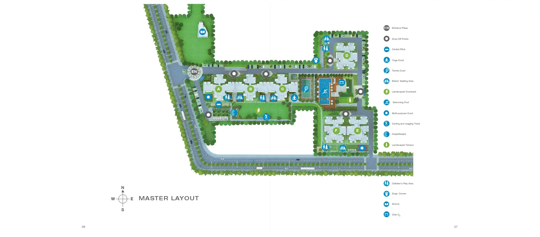 Godrej Aria master plan GGM (1)