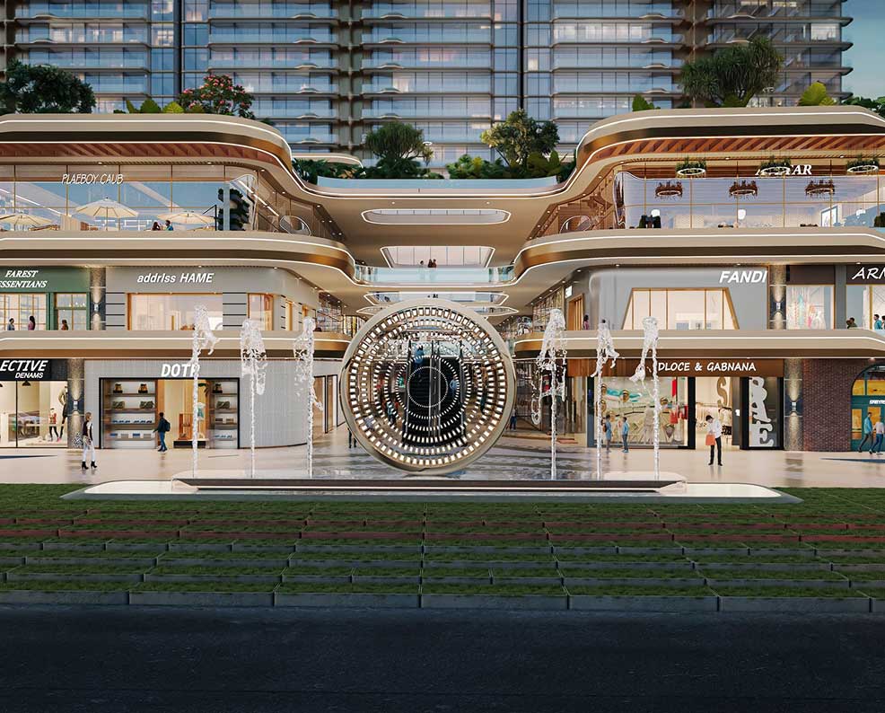 high street retail shops At Smartworld Le Courtyard Noida
