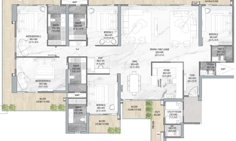 4 BHK2