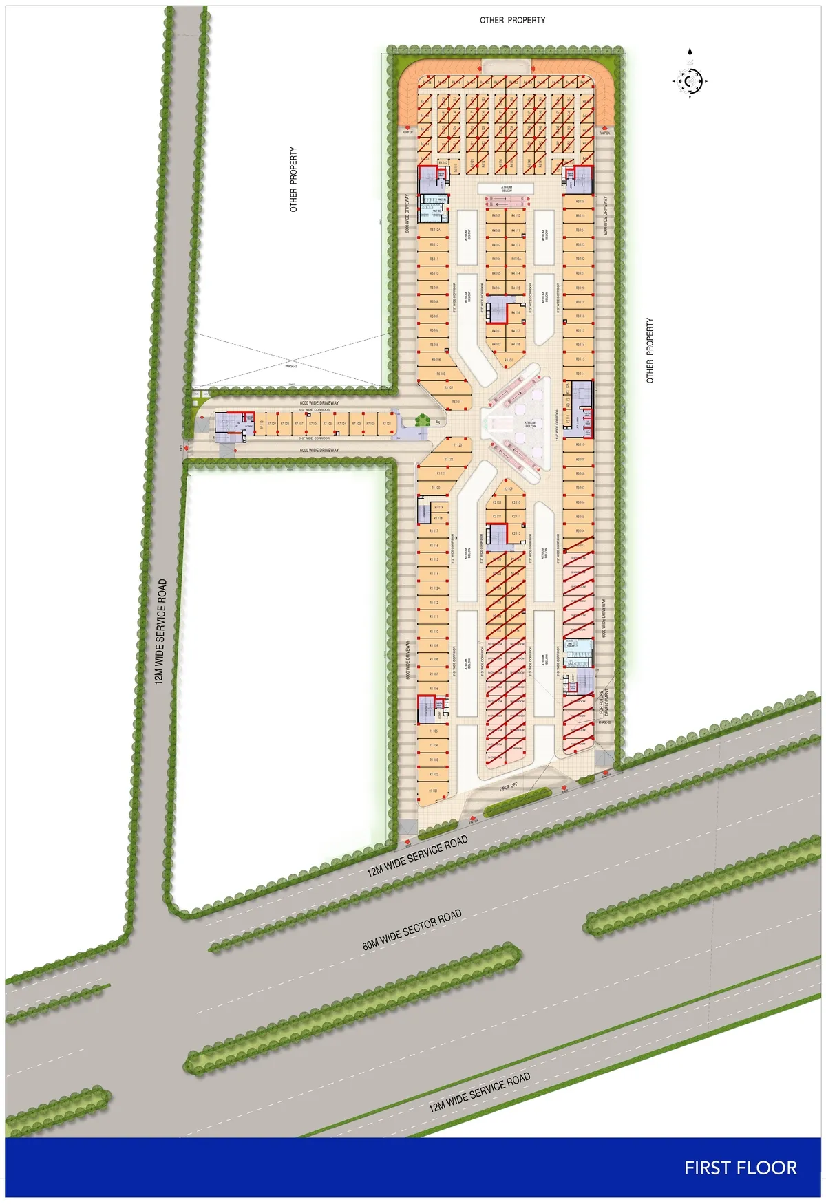 Firts Floor Plan Of M3M ROUTE 653