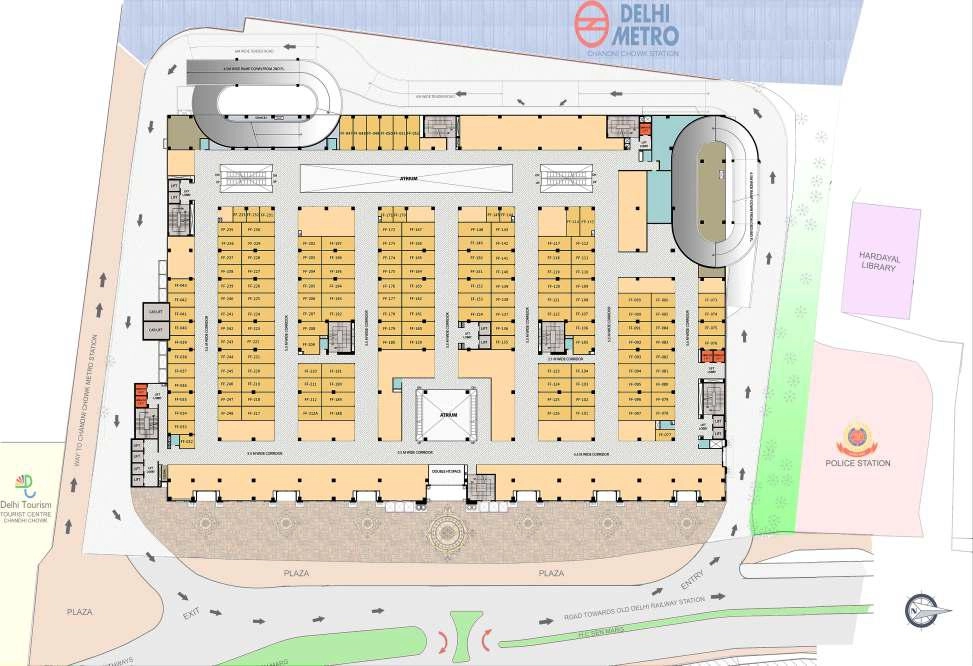 First Floor Plan Of Omaxe Chandni Chowk2