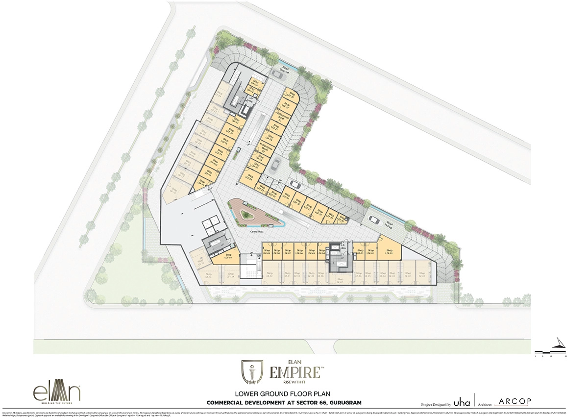 Lower Ground Floor Plan Of Elan Empire2