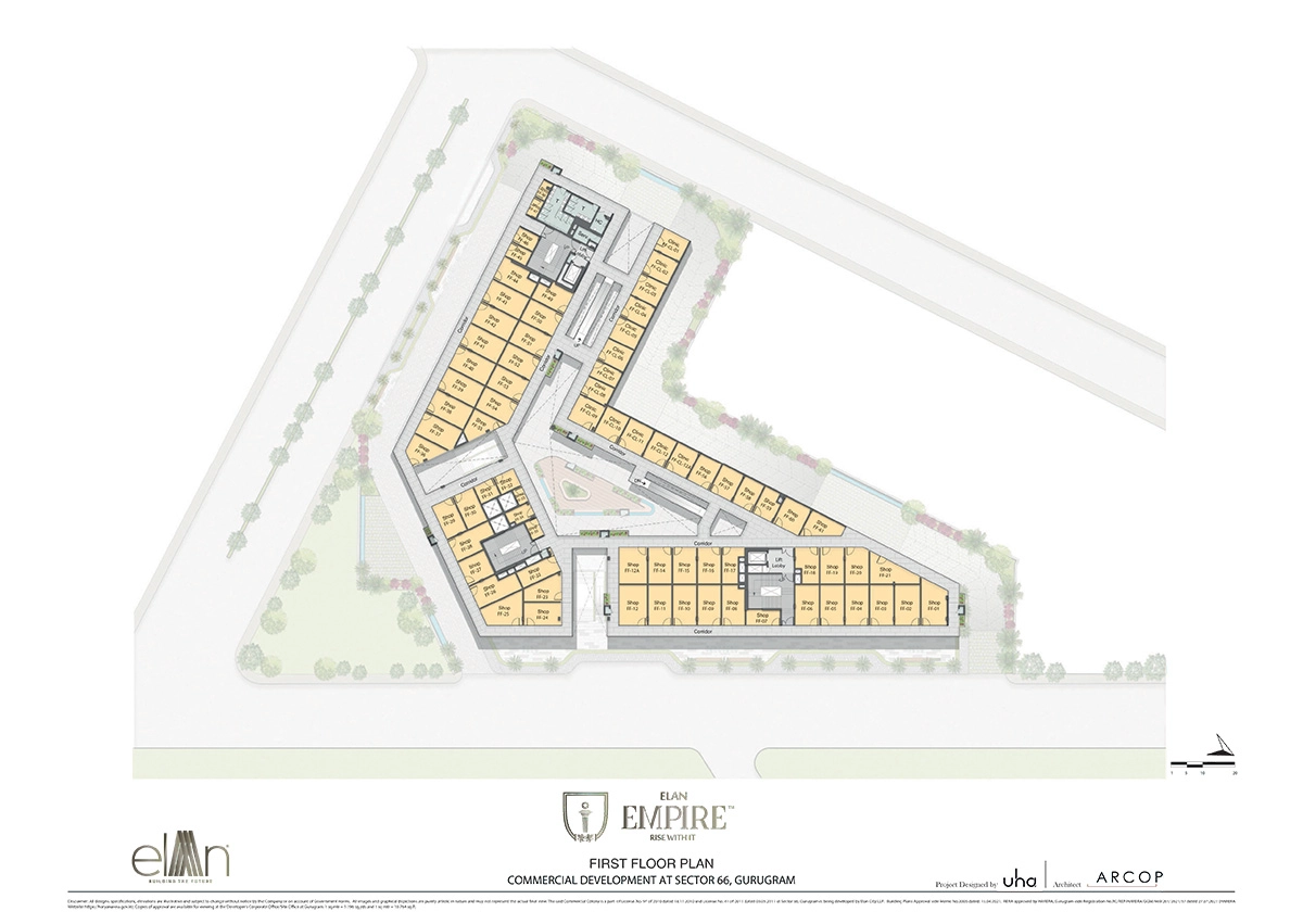 First Floor Plan Of Elan Empire3