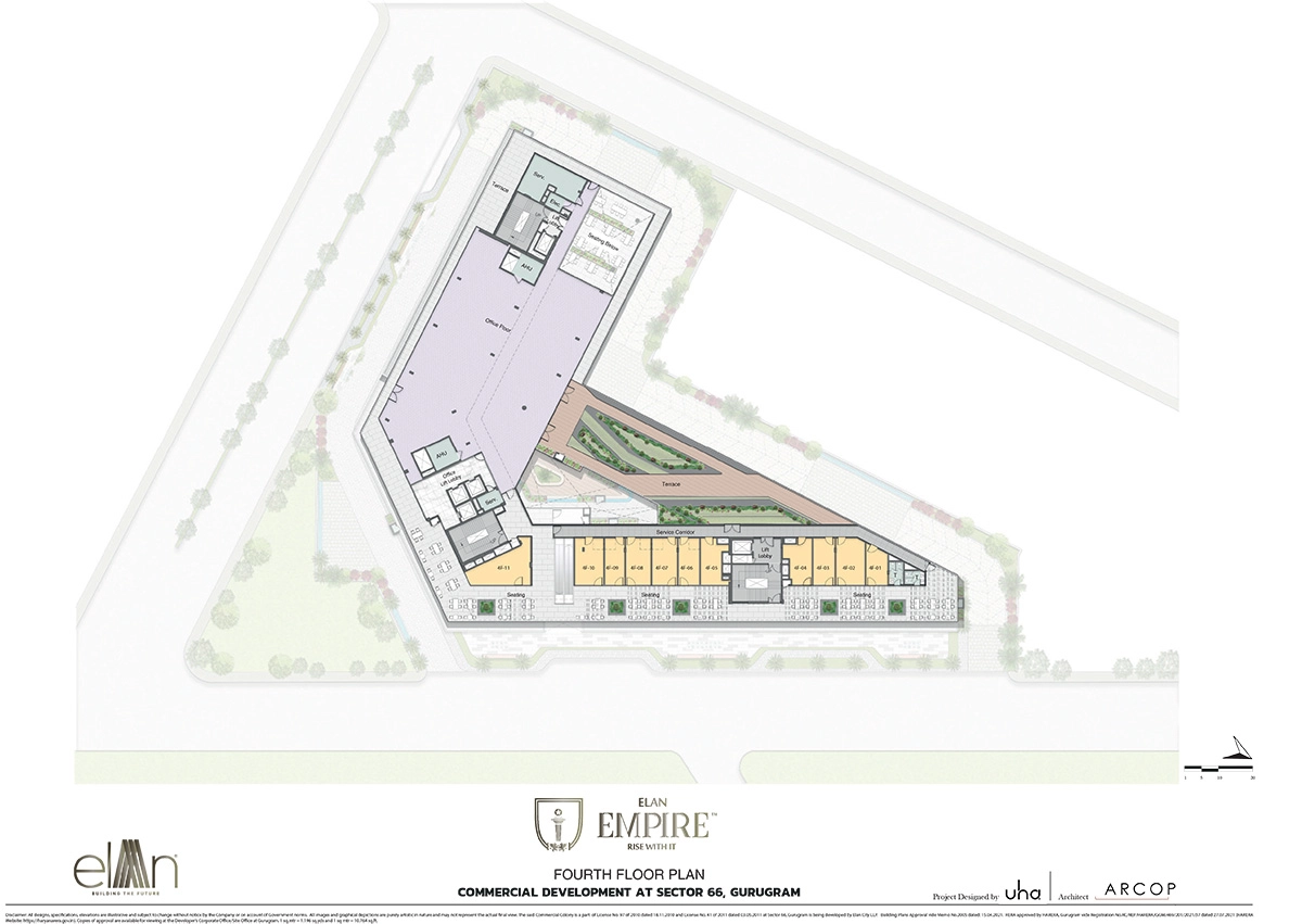 Fourth Floor Plan Of Elan Empire6
