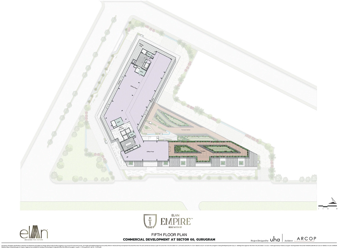 Fifth Floor Plan Of Elan Empire7