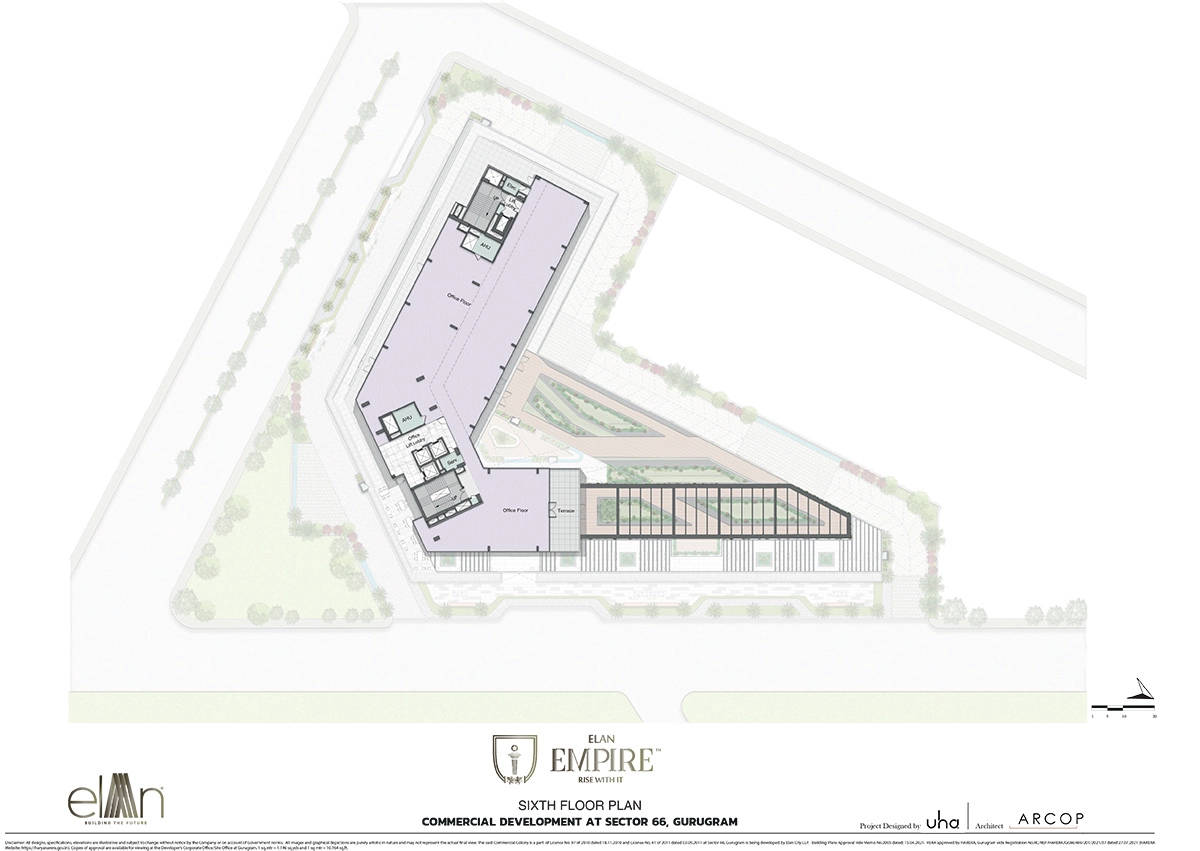 Sixth Floor Plan Of Elan Empire8