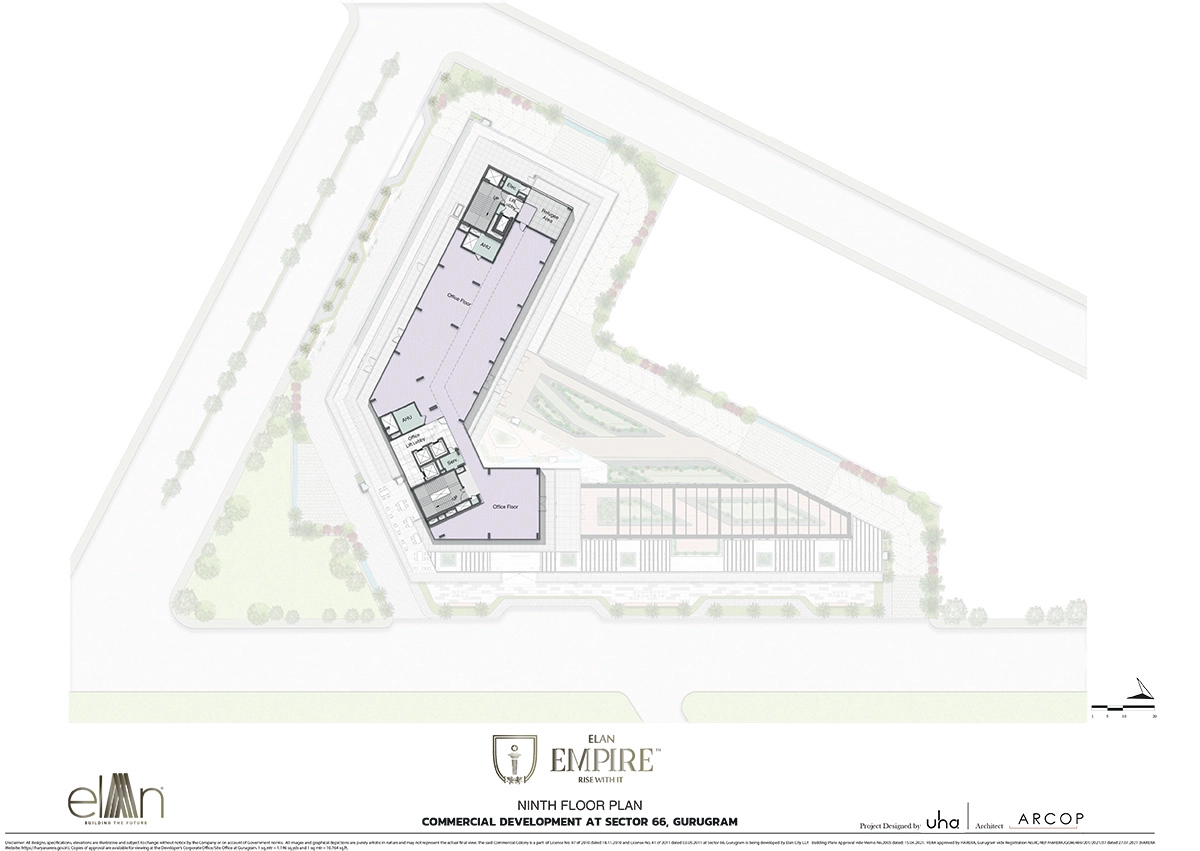 Ninth Floor Plan Of Elan Empire11