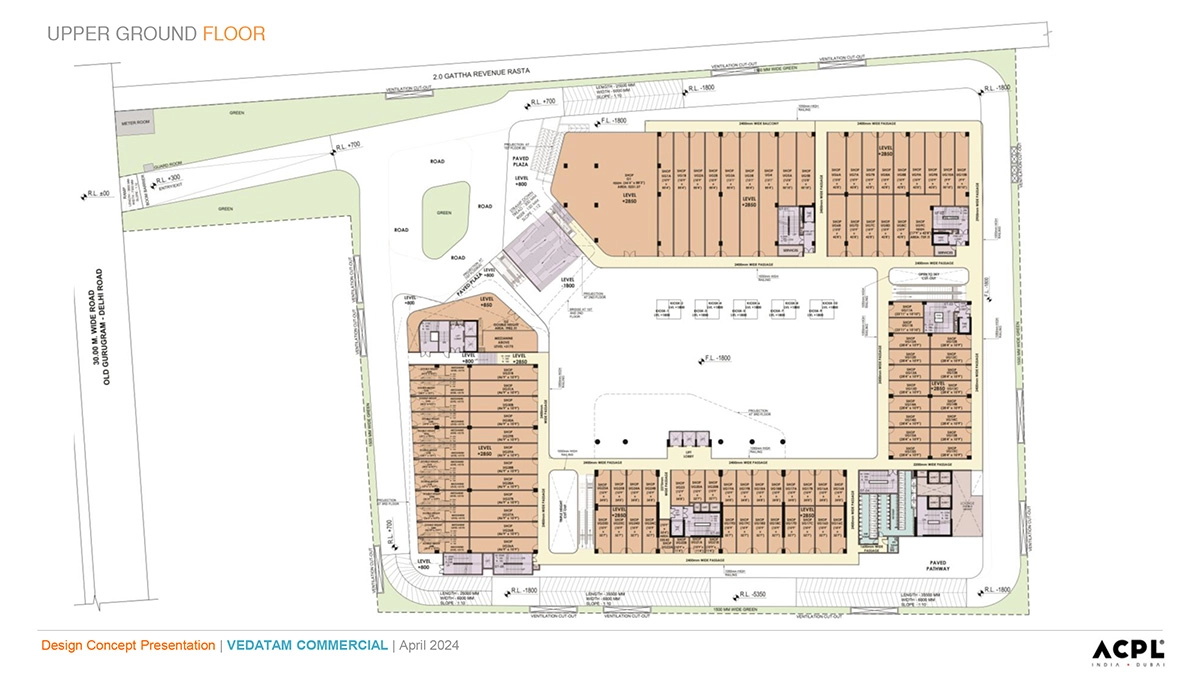 Upper Ground Floor Plan of SPJ Vedatam2