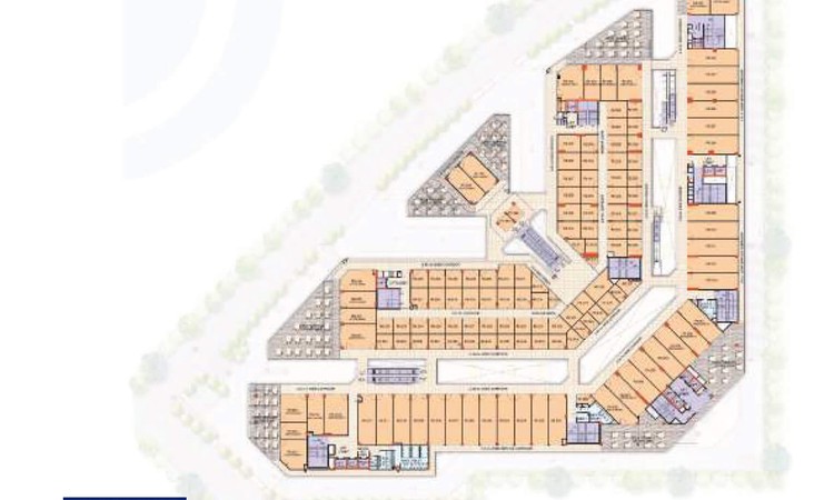 Ground Floor Plan Of M3M Paragon572