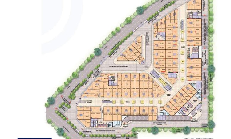 Lower Ground Floor Plan OF M3M Paragon571