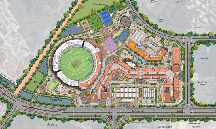 Ground Floor Plan Of The Omaxe State1