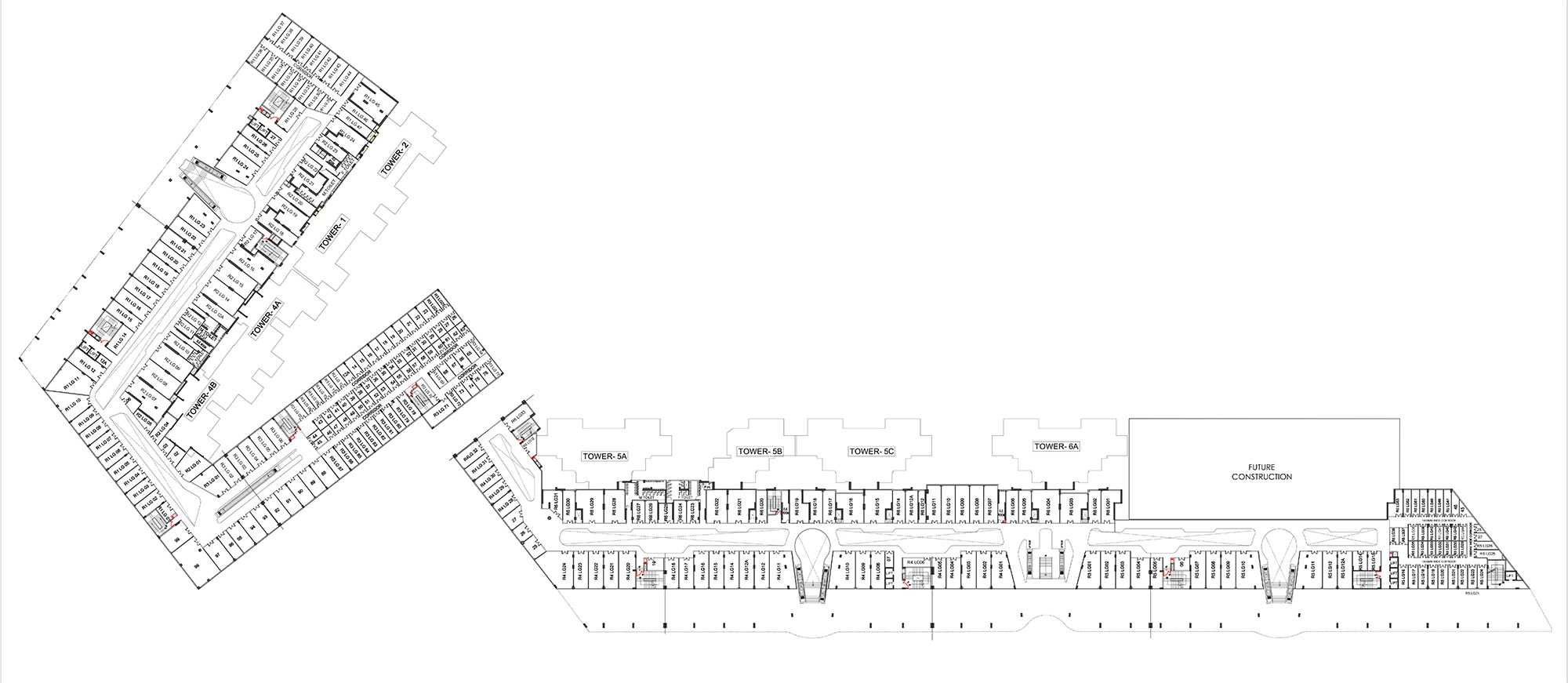 Ground Floor Plan Of M3M Capital Walk1