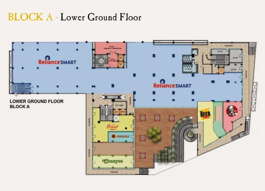 Block A Lower Ground Floor Plan Of Trehan Iris Broadway1