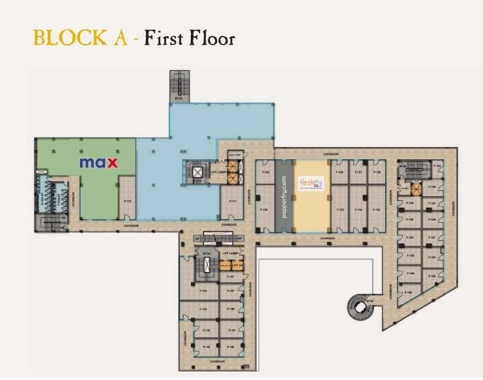 Block A Upper Ground Floor Plan Of Trehan Iris Broadway2