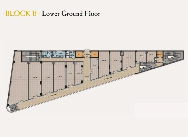 Block B Lower Ground Floor Plan Of Trehan Iris Broadway5