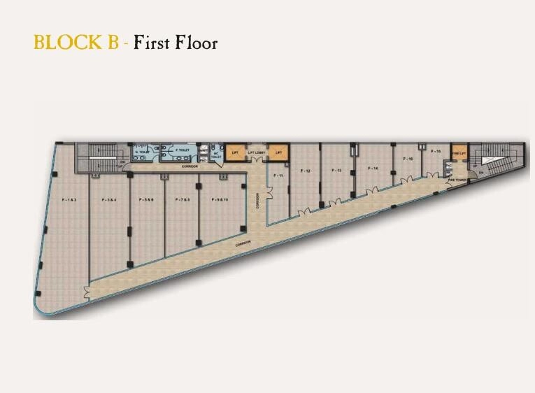 Block B First Floor Plan Of Trehan Iris Broadway7