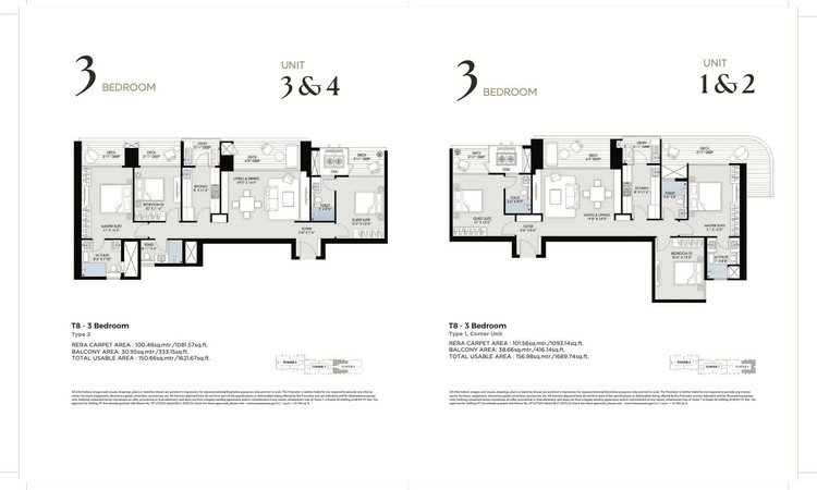 3BHK Floor Plan Of BPTP GAIA Residences2