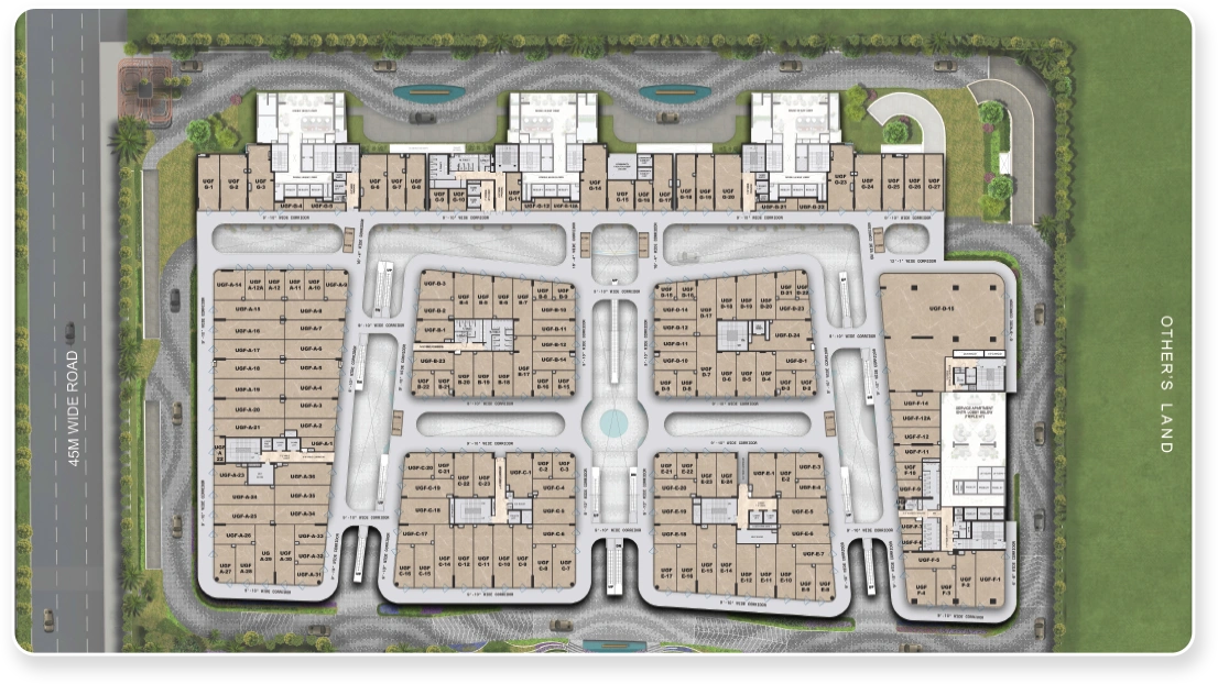 First Floor Plan Of Smartworld Le Courtyard2