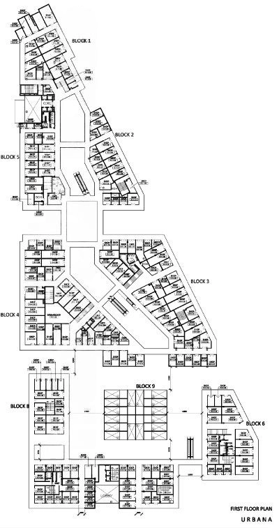 First Floor Plan Of M3M Urbana2